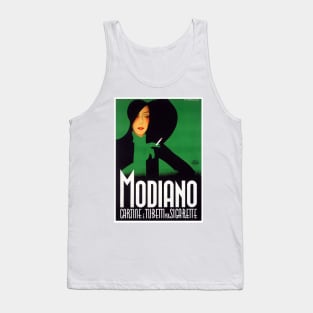 Vintage Advertising Poster Modiano Cartine e Tubetti per Sigarette Tank Top